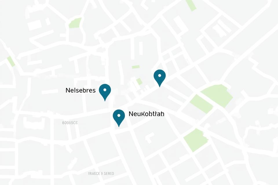 Statische Karte von Berlin mit dem Standort von Lernwelle in der Hermannstraße, Neukölln, deutlich markiert.